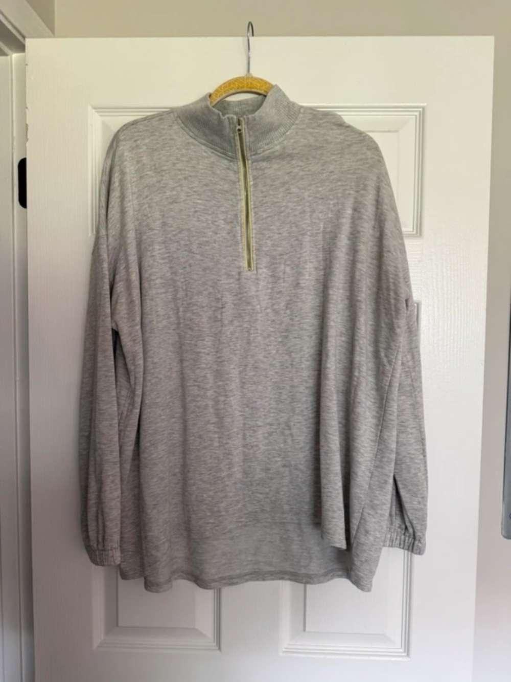 Grey 3/4 zip
